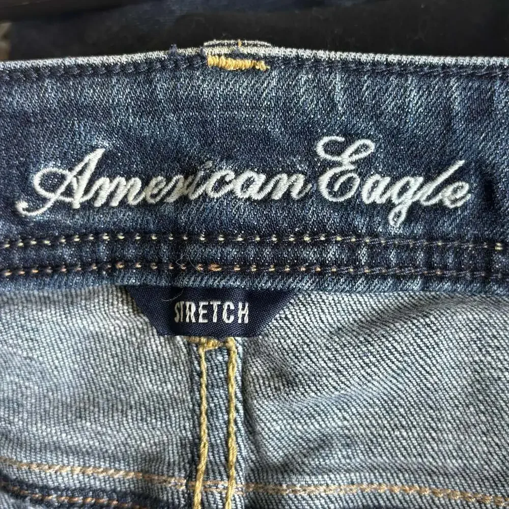 American Eagle Original Boot Stretch Jeans Size 10 Regular - Picture 3 of 9